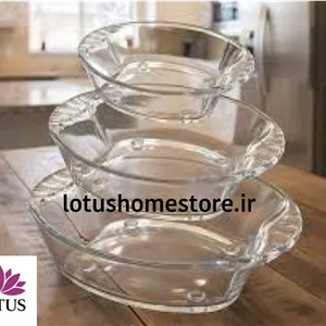 ست تابه بلور پریمکس نوری تازه 3 پارچه مناسب فر، مایکروویو و ماشین ظرفشویی