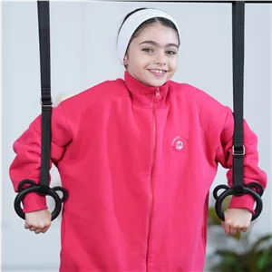 میله بارفیکس سه لول تن زیب مدل DARH-32 به همراه دارحلقه کودکان ارسال پس کرایه پستی