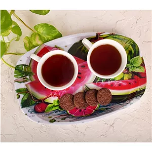 سینی بدون دسته مهروز مدل 6652 هندوانه سایز 2132 سانتی متر ارسال پس کرایه 