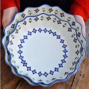 ست دو تکه کاسه حوضچه سرامیک مینا کاری شده