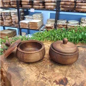 قندان شیک چوب گردو