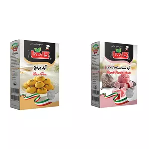 آرد برنج و آرد نشاسته گلها- 120 گرم بسته 2