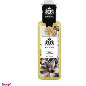 بادی اسپلش (بادی پرفیوم) زنانه رایحه وانیل تام فورد(vanilla tom ford) آلفامونته ALFA MONTE body perfume vanilla tom ford