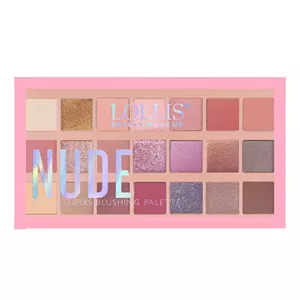پلت سایه 21 رنگ لولیس lollis مدل nude