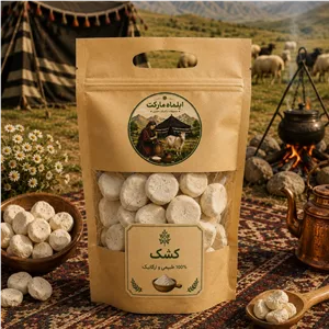 کشک محلی تهیه شده از شیر بز