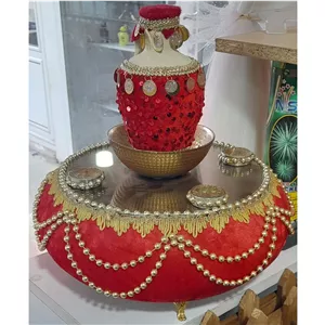 سینی حنا بارویه آینه ای وکوزه 2 عددی