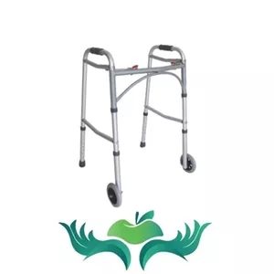 واکر چرخ دار تاشو با قابلیت تنظیم ارتفاع مجموعه دو عددی (عمده)