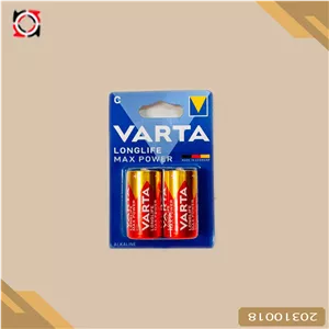 باطری متوسط VARTA آلکالین لانگ لایف مکس پاور 2 عددی