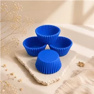 کاغذ کیک یزدی 20 عددی رنگ آبی پاستیلی