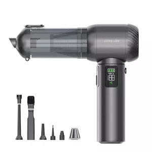 جاروشارژی و دمنده (جت فن) خودرو گرین لاین مدل Green Lion Multi Force Vacuum Air Blower Air Duster GB-286X