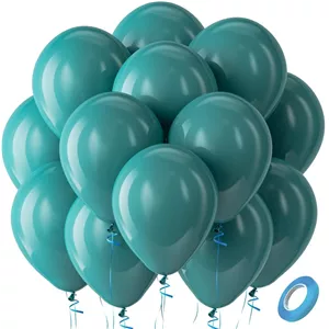 بادکنک آبی سنگی سایز 12 اینچ