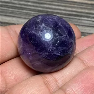 گوی سنگ طبیعی آمتیست پر انرژی کد7667