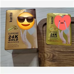 ماسک مخصوص لیفت گردن حاوی طلا 24 عیار