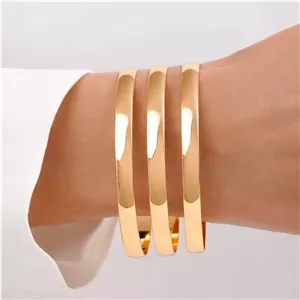 النگو YSX آینه ای 6 میل سایز 5 طلایی (بسته 3 عددی)