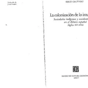 خرید و دانلود نسخه کامل کتاب La colonización de lo imaginario. Sociedades Indígenas y occidentalización en el México esp