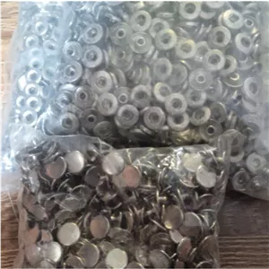 دکمه چهار پارچه آلفا رنگ استیل بسته 720 تایی