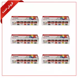 گواش 12 رنگ نانو پوشرنگ پنتر کد gp-711-12 بسته 6 عددی (عمده)