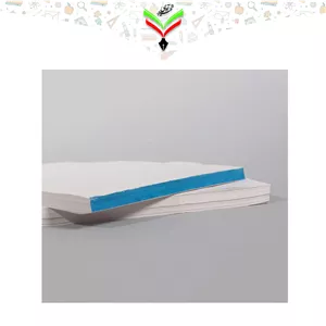 کاغذ کاهی چک نویس چرک نویس باطله A4 ته چسب 100 برگ (بسته 12 عددی-عمده)