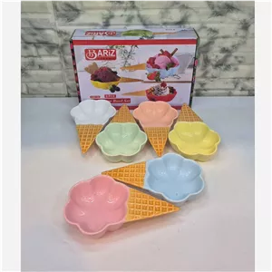 سرویس 6 عددی بستنی خوری باریز