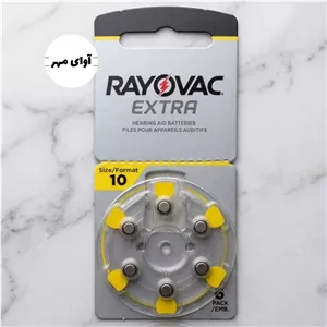 باتری سمعک ریوواک اکسترا شماره 10 یک ورقه 6 عددی