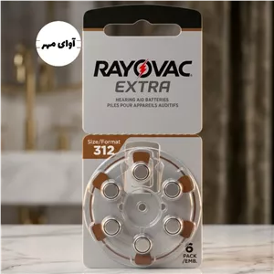 باتری سمعک ریوواک اکسترا شماره 312 یک ورقه 6 عددی