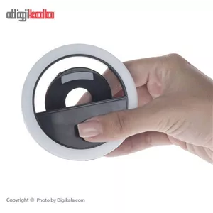 رینگ لایت SG-11 ریژاربل 3 سطح نور 5600 کلوین برای موبایل و سلفی