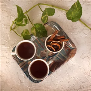 سینی بدون دسته مدل 7770 کلاسیک سایز 2026 سانتی متر ارسال پس کرایه 