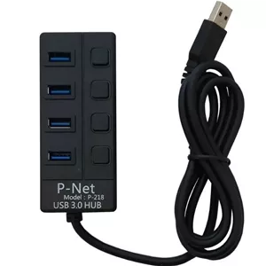 هاب یو اس بی 4 پورت پی نت مدل P-218