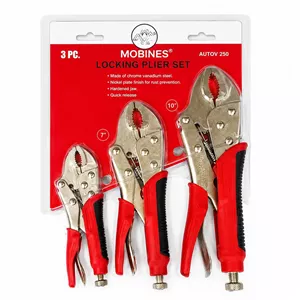 انبر قفلی موبینس مدل YP-3PCS مجموعه 3 عددی
