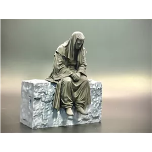 فیگور لبهنشین پادشاه بالدوین چهارم غمگین دکور تاریخی اورشلیم