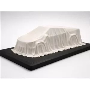 ماکت تسلا سایبرتراک زیر روکش دکور رونمایی خودروی آیندهنگر
