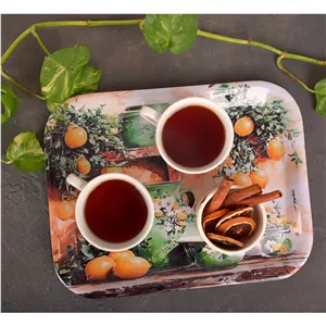 سینی بدون دسته مهروز مدل 7771 لیمو سایز 2533 سانتی متر ارسال پس کرایه 
