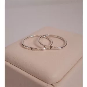 حلقه ست کاپلی نقره 