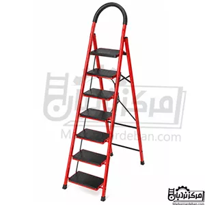 نردبان پله پهن خانگی 7 پله پس کرایه