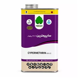 حشره کش سایپرمترین 40 درصد 1 لیتری پرتونار