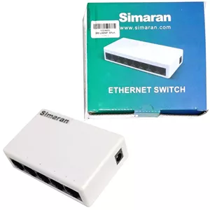 سوئیچ شبکه 5 پورت سیماران Simaran SM-LA5NP