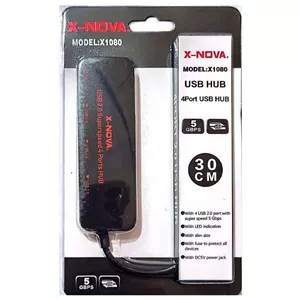 هاب 4 پورت USB2 ایکس نووا X-Nova X1080