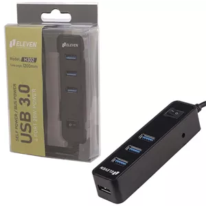 هاب 4 پورت USB3.0 الون ELEVEN H302