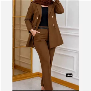 کت شلوار جنس مازراتی دکمه کاربردی