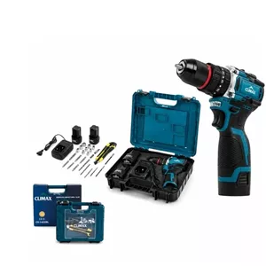 دریل چکشی شارژی 10 م م لیتیوم 16.8 ولت Brushless کلایمکسCX-1682BL
