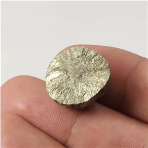 اسلایس سنگ مارکازیت یا مارکاسیت طلایی رنگ معدنی 