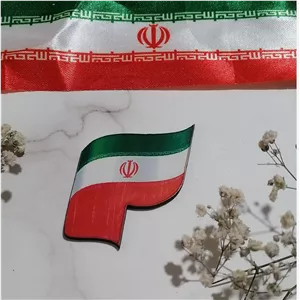 پیکسل چوبی پرچم ایران سنجاق سینه نقشه ی ایران بسته 10 عددی عمده