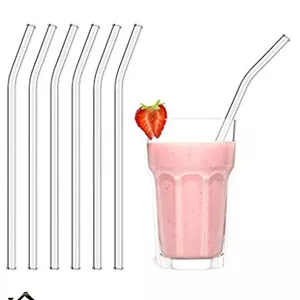 نی شربت بلور ساده.نی بلور.