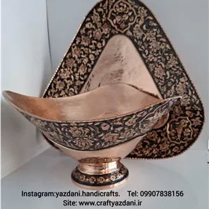 کاسه و بشقاب الماس تراش
