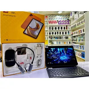 تبلت c idea سیدیا CM10017 Air همراه هدست گردنی پاوربانک حافظه 64 رم 4 گیگابایت واقعی