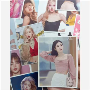 استیکر جنی از گروه بلک پینک black pink بسته 8 عددی 