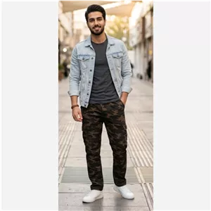 شلوار اسلش بگ استایل چریکی مارک araz 