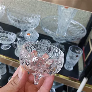 پیاله پایه دار ترشی خوری پریما خورشیدی اصل وارداتی شفاف 