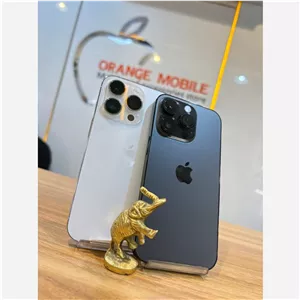 گوشی مبایل اپل ایفون 14pro دوسیمکارت 256گیگ باطری 100