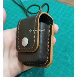 کیف دعا و گردن آویز چرم طبیعی دست دوز